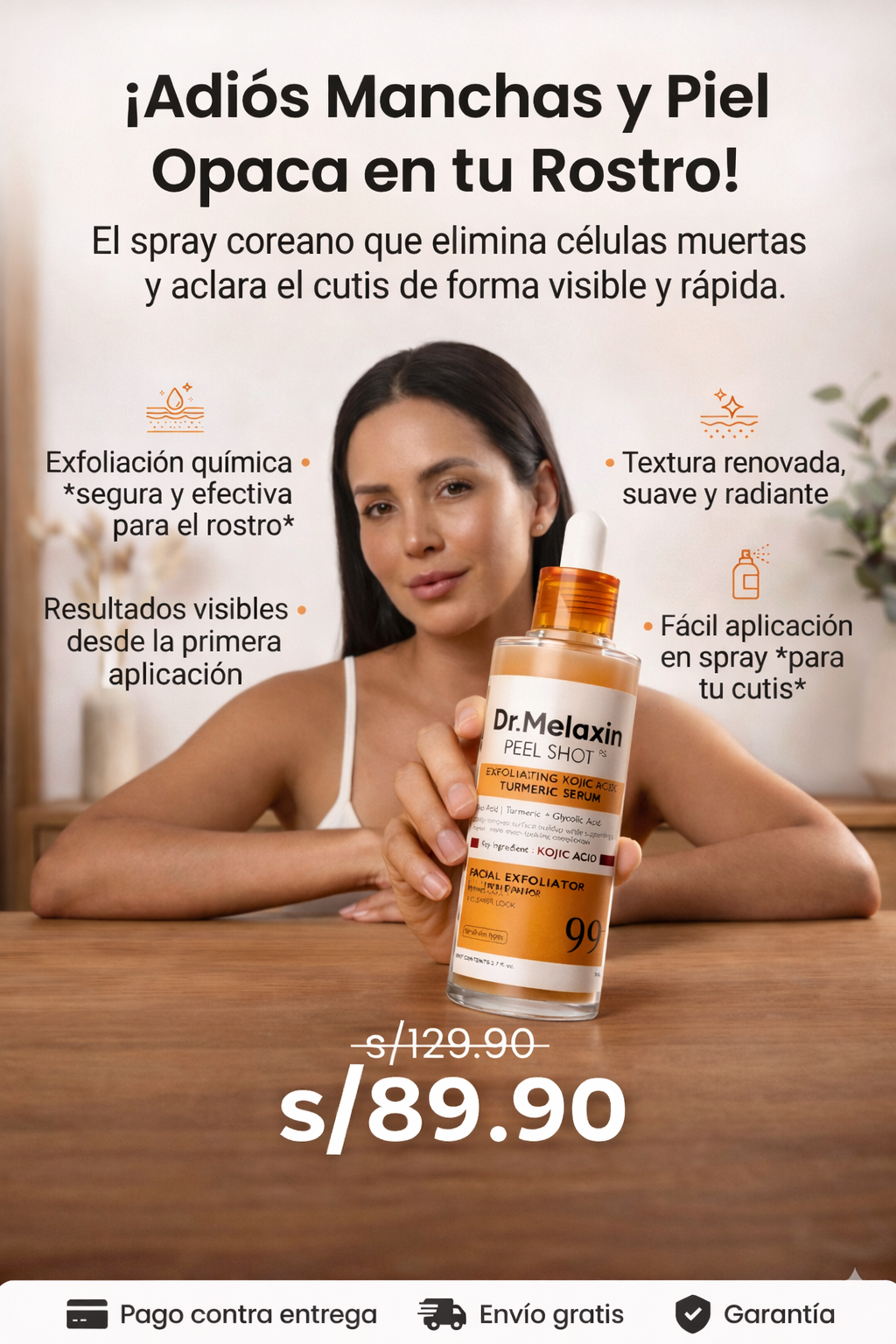 Dr. Melaxin Peel Shot®: Elimina las manchas y recupera tu piel en solo 2 semanas