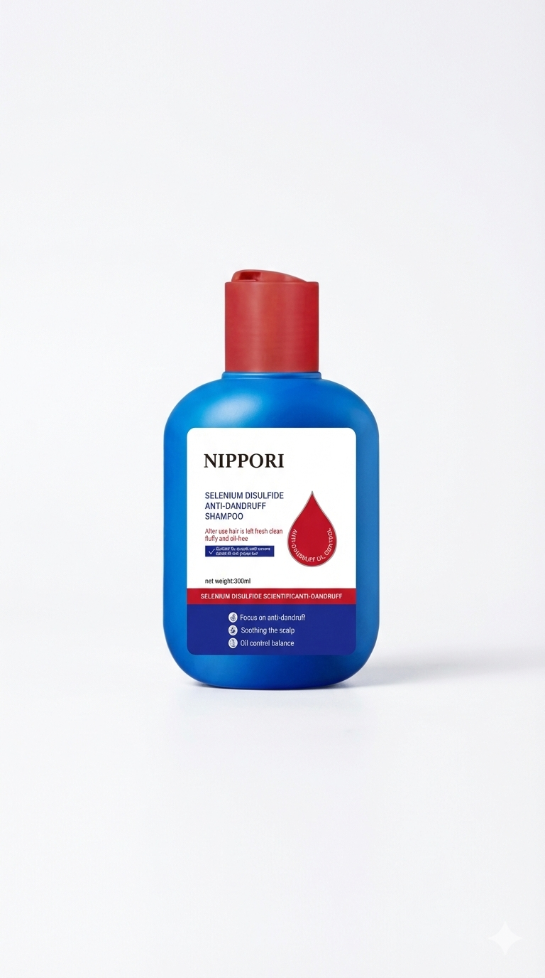 Nuevo Shampoo NIPPORI®: Elimina la caspa y los hongos de raíz para un cabello radiante en 7 días.