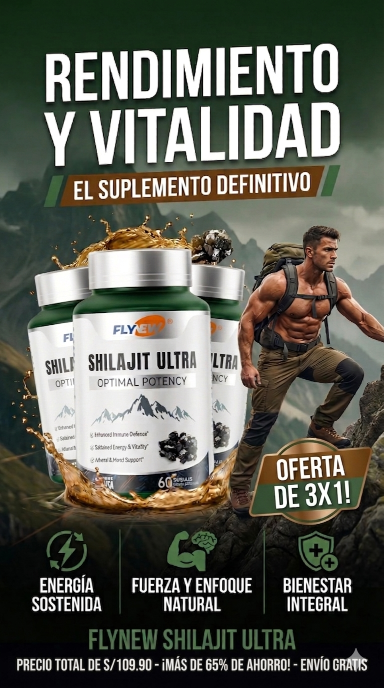 ¡OFERTA 3X1! SHILAJIT ULTRA® El secreto de los africanos para aumentar el tamaño