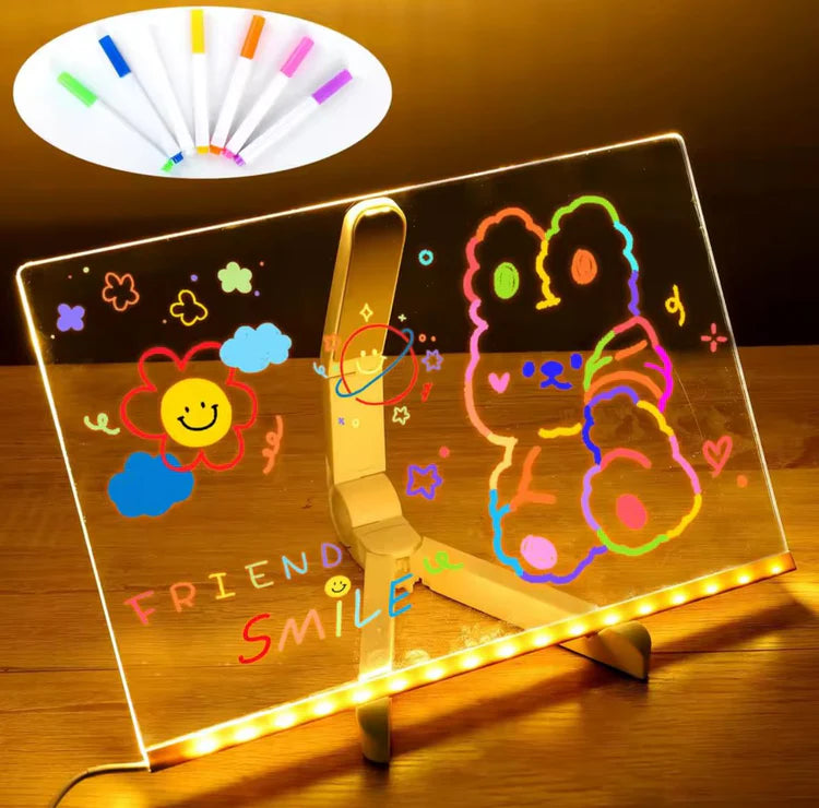 MAGIC DRAW® – La pizarra LED que hace brillar la imaginación de tu peque ✨🧠