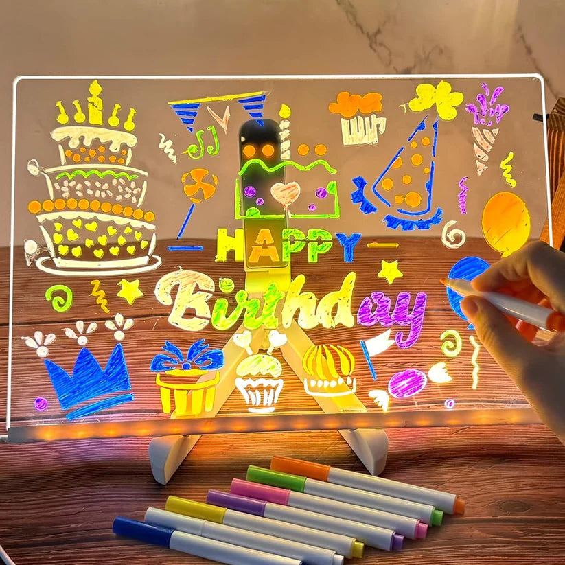 MAGIC DRAW® – La pizarra LED que hace brillar la imaginación de tu peque ✨🧠
