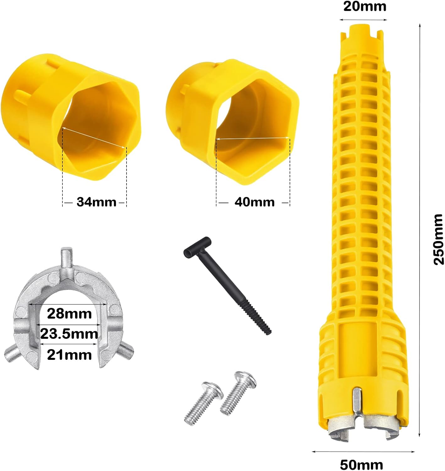Llave Multiusos 8 en 1®: Repara cualquier fuga en segundos, incluso en los lugares más difíciles