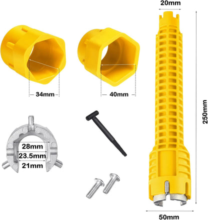 Llave Multiusos 8 en 1®: Repara cualquier fuga en segundos, incluso en los lugares más difíciles