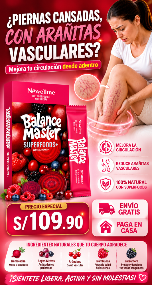 Nuevo Balance Master®: Apoya tu circulación y vuelve a sentir tus piernas más ligeras cada día