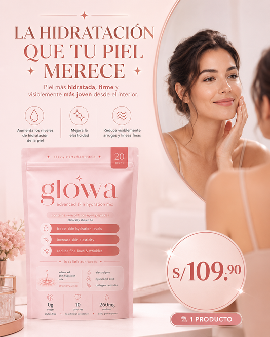 Nuevo GLOWA®: Consigue una piel más hidratada, firme y visiblemente más joven desde las primeras semanas