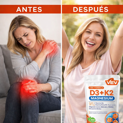 Nuevo Corefeel D3 + K2®: El fin de la rigidez y el dolor causado por la artritis en tus huesos y articulaciones