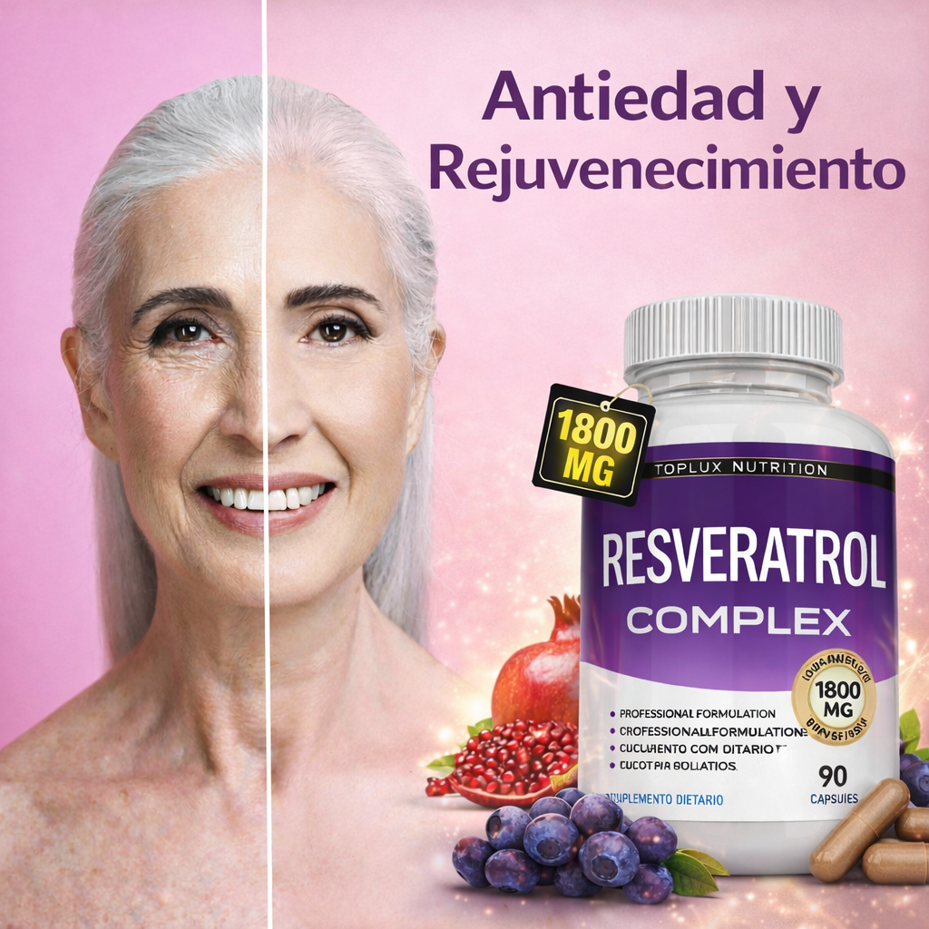 Resveratrol Complex®: El secreto natural para borrar 10 años de arrugas en tu rostro