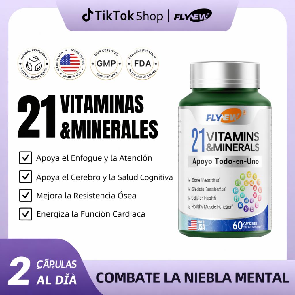 FlyNew 21®: Elimina las lagunas mentales y recupera tu agudeza mental hoy mismo