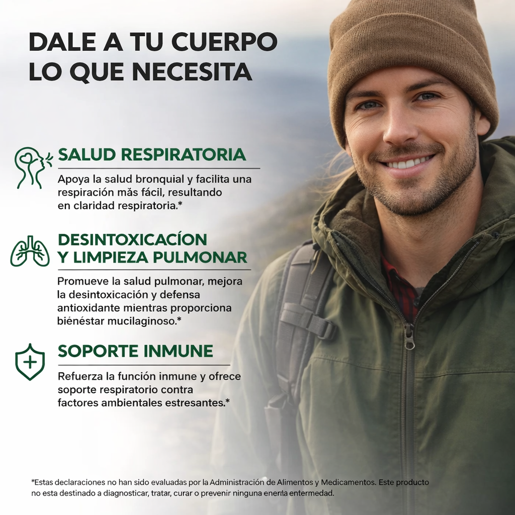 Nuevo Mullein Lung Detox®: Desintoxica y sana tus pulmones de forma natural en tiempo récord.