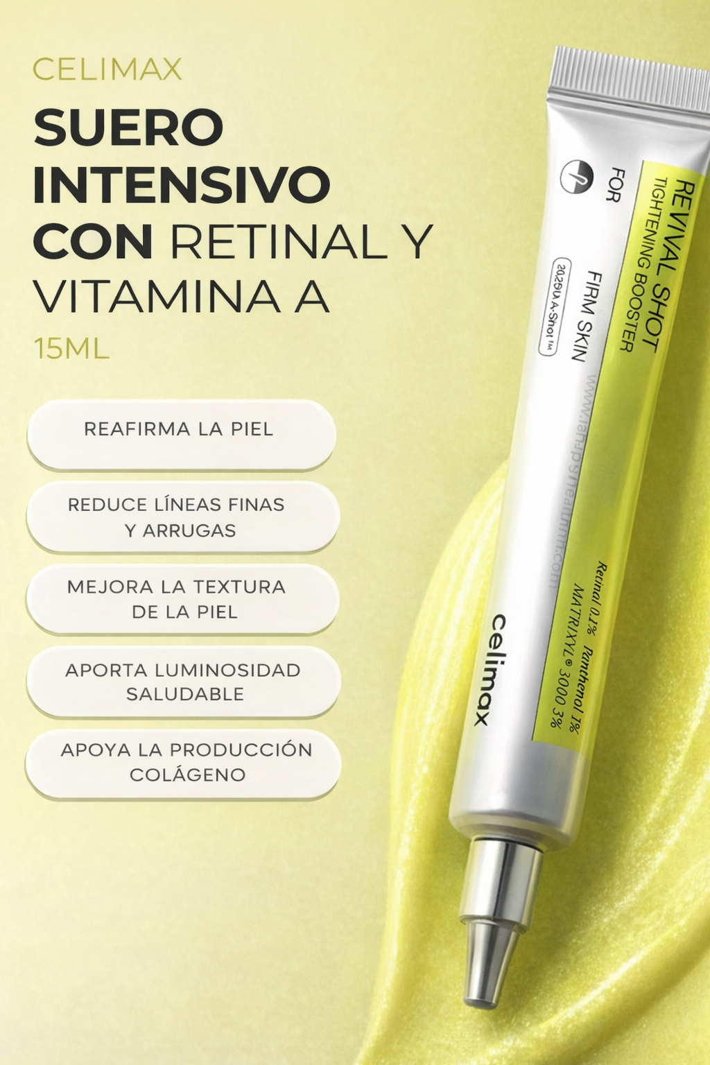 RETINAL SHOT®: Cierra poros dilatados y borra arrugas profundas sin maltratar tu piel en solo semanas