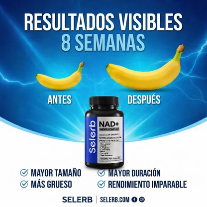 SELERB NAD+®: Recupera tu potencia, energía y virilidad masculina al instante