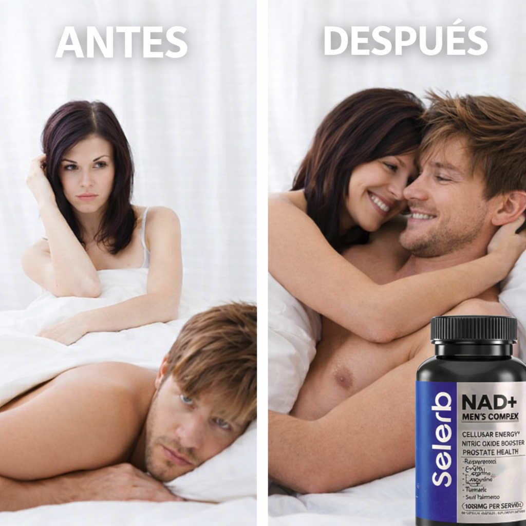 SELERB NAD+®: Recupera tu potencia, energía y virilidad masculina al instante