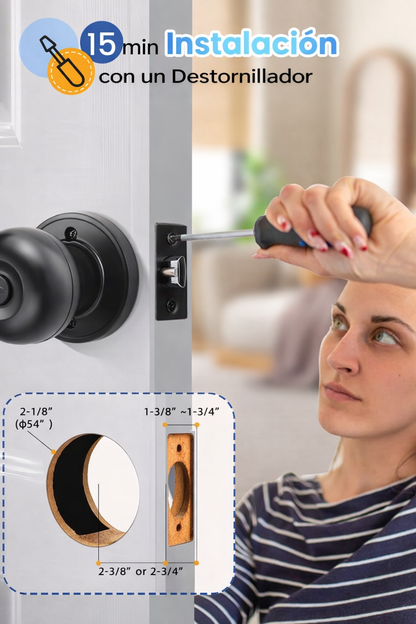 NUEVA CERRADURA INTELIGENTE 3 EN 1®: Olvídate de las llaves y protege tu privacidad con un solo toque.