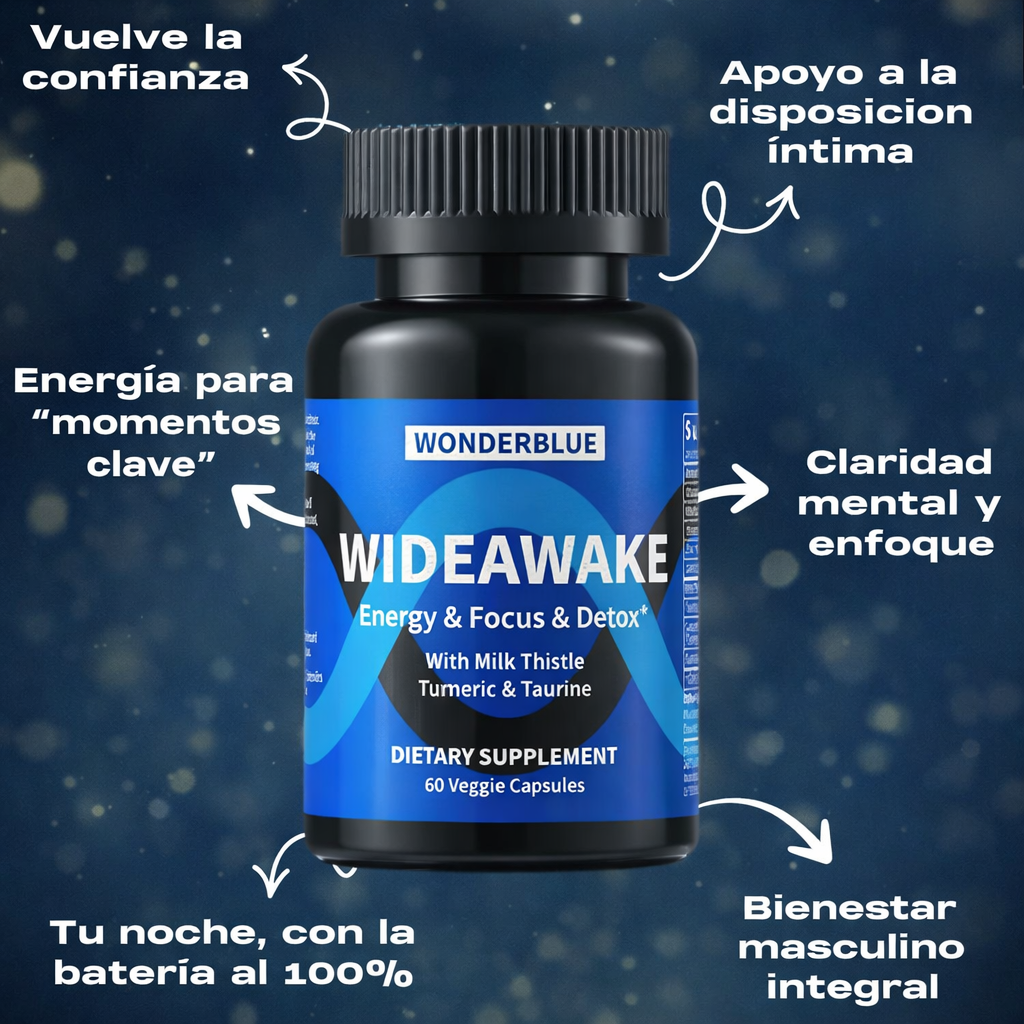 Nuevo WONDERBLUE WIDEAWAKE®: Recupera tu virilidad y rinde como un toro en la cama en solo 2 semanas