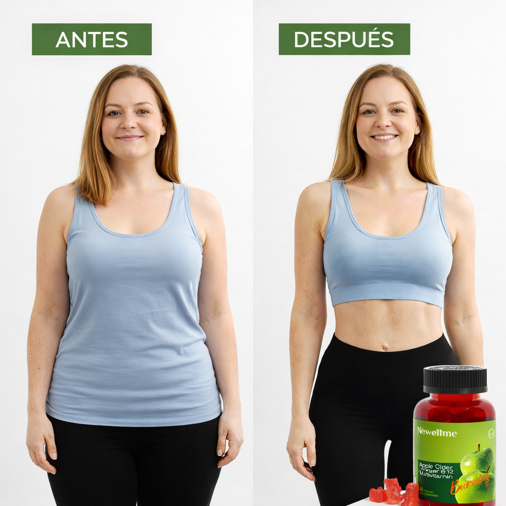 Gomitas NEWELLME ACV®: Baja de peso y revitaliza tu cuerpo sin el amargo sabor del vinagre
