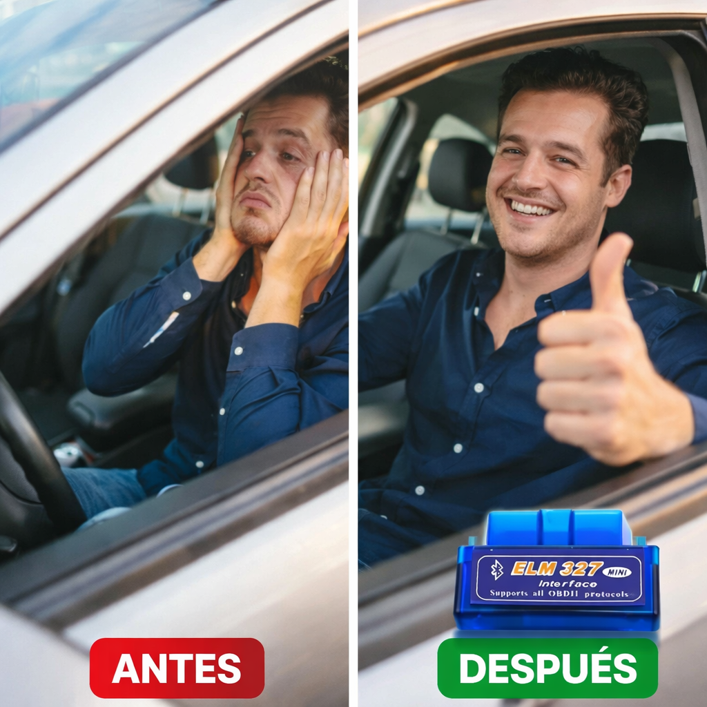 Escáner Automotriz ELM327®: Descubre qué le pasa a tu carro en tiempo real y ahorra miles en mecánicos