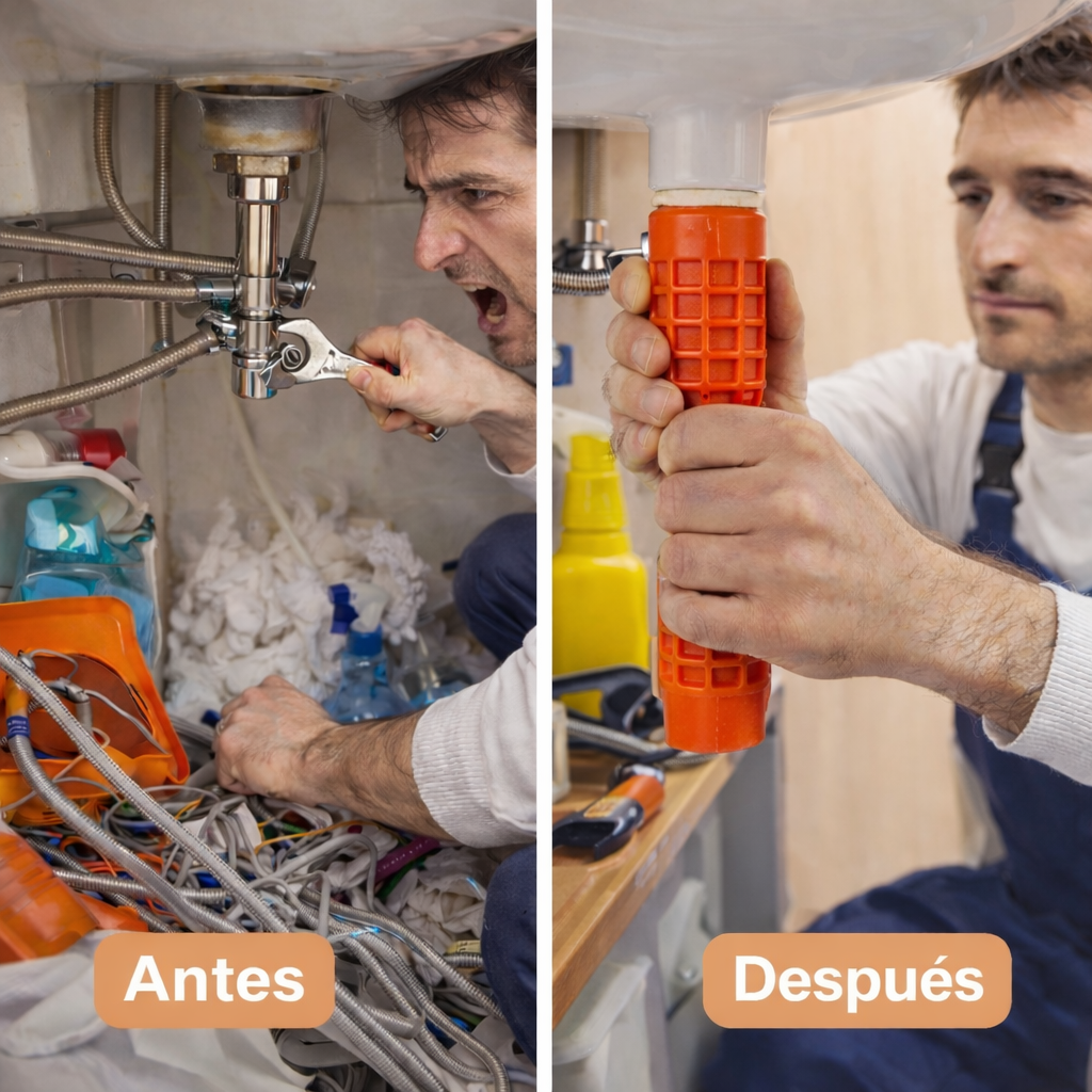 Llave Multiusos 8 en 1®: Repara cualquier fuga en segundos, incluso en los lugares más difíciles