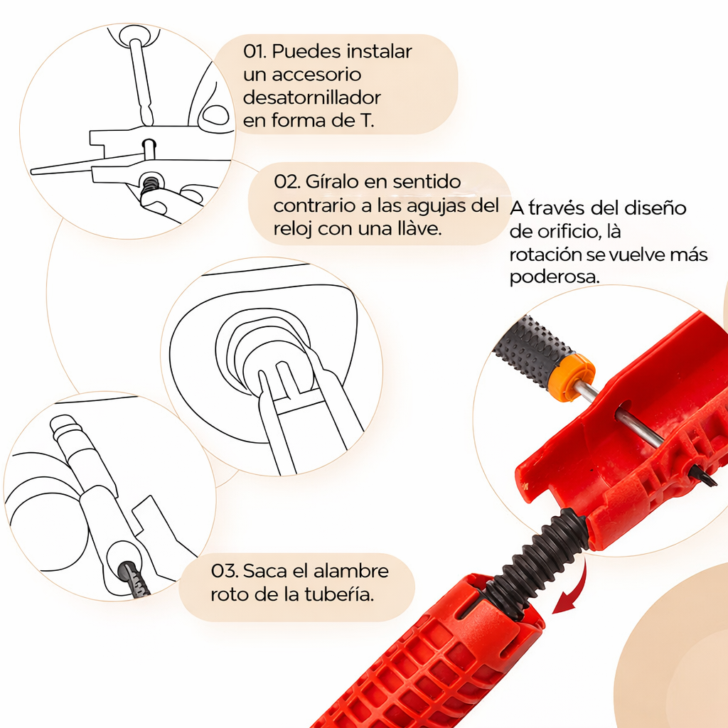 Llave Multiusos 8 en 1®: Repara cualquier fuga en segundos, incluso en los lugares más difíciles