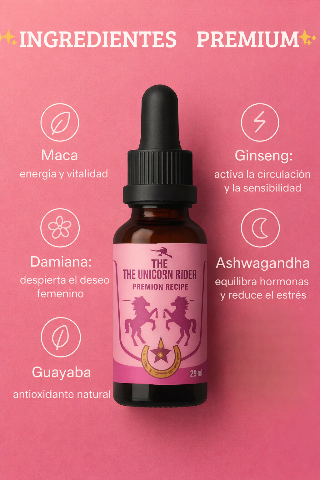 Nuevo The Unicorn Rider®: Recupera tu deseo y enciende la pasión en tu relación de forma natural