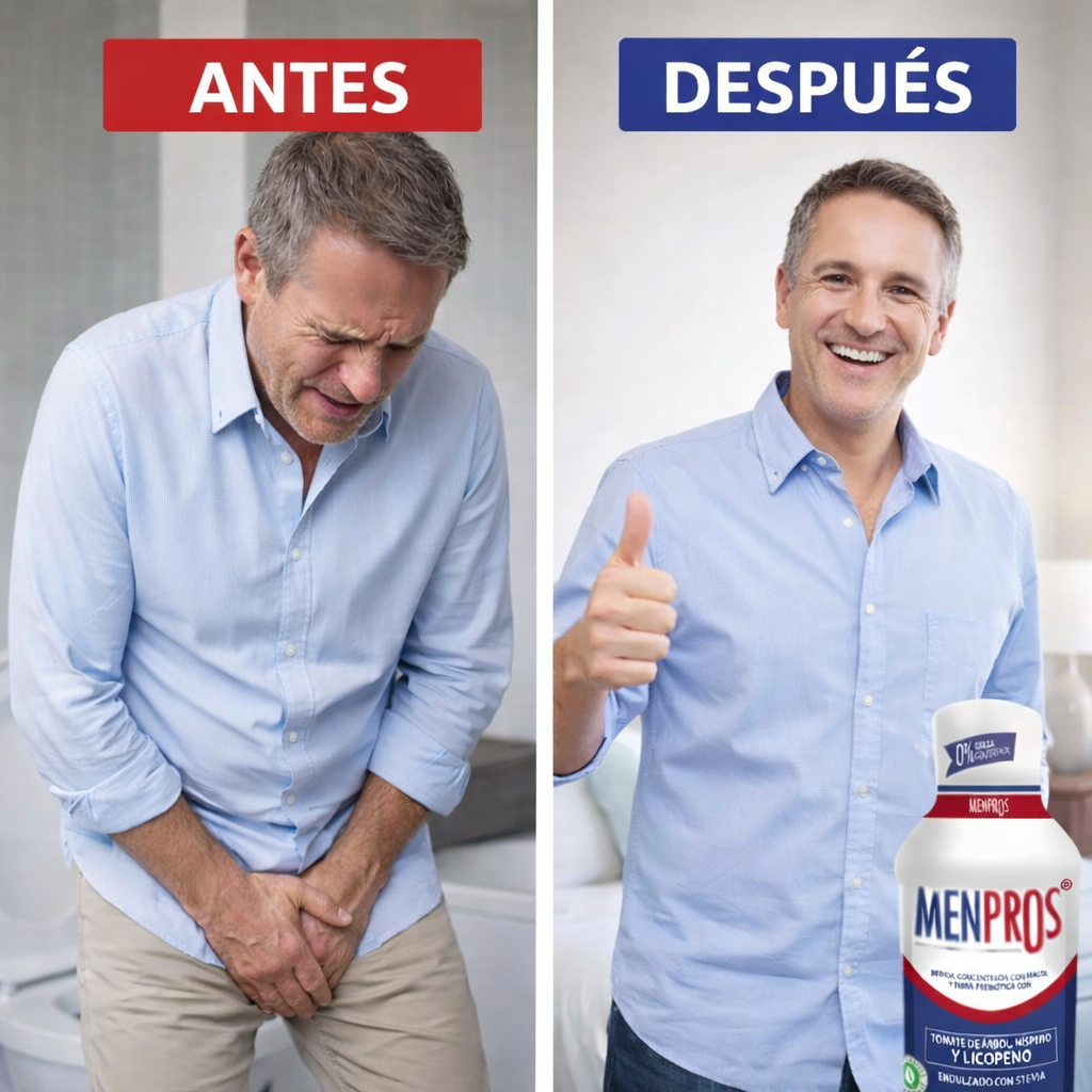 MenPros®: Desinflama tu próstata y elimina el goteo en tiempo récord