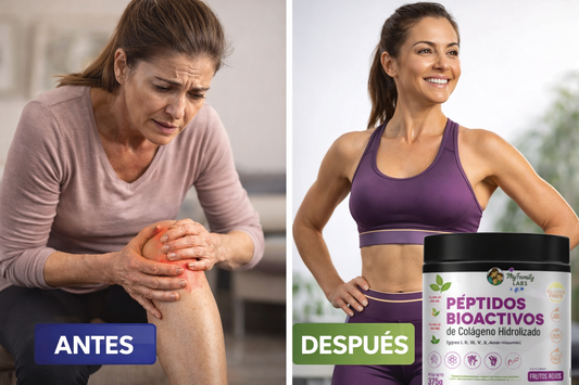Péptidos Bioactivos MyFamilyLabs®: Rejuvenece tu piel, fortalece tu cabello y recupera la movilidad de tus articulaciones en tiempo récord.