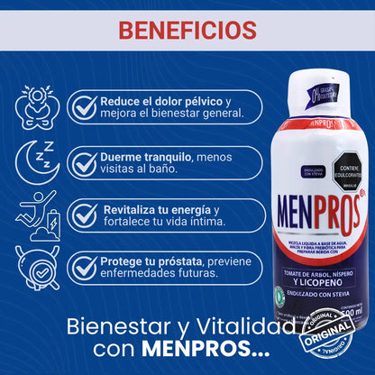 MenPros®: Desinflama tu próstata y elimina el goteo en tiempo récord