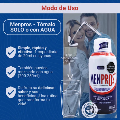MenPros®: Desinflama tu próstata y elimina el goteo en tiempo récord