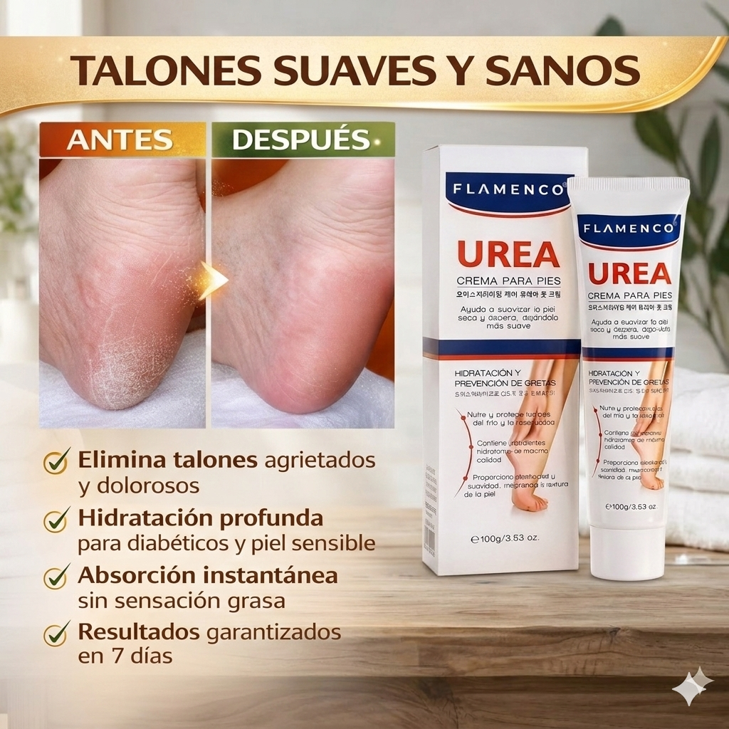 Nueva Crema de Urea 25% Flamenco®: Recupera la suavidad de tus pies y elimina los callos en solo 1 semana