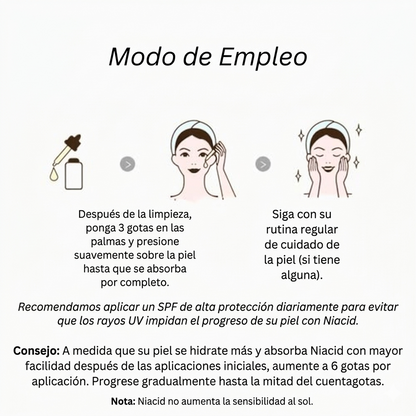 Nuevo NIACID®: Elimina manchas y cicatrices de acné en solo 4 semanas