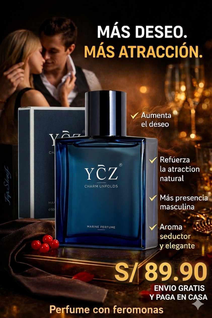YCZ Perfume con Feromonas®: Despierta una atracción irresistible en las mujeres al instante