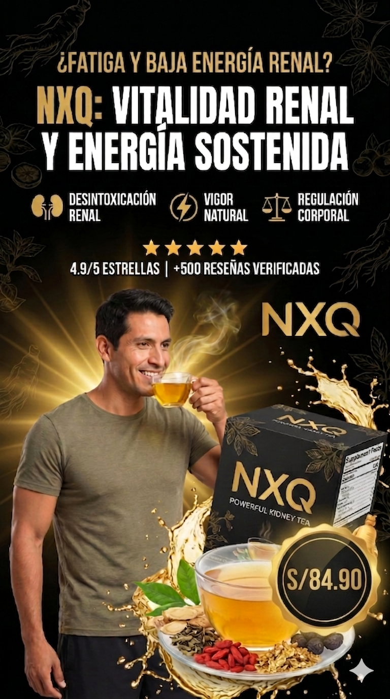 Te Herbal NXQ®: Desintoxica tus riñones y recupera tu vitalidad
