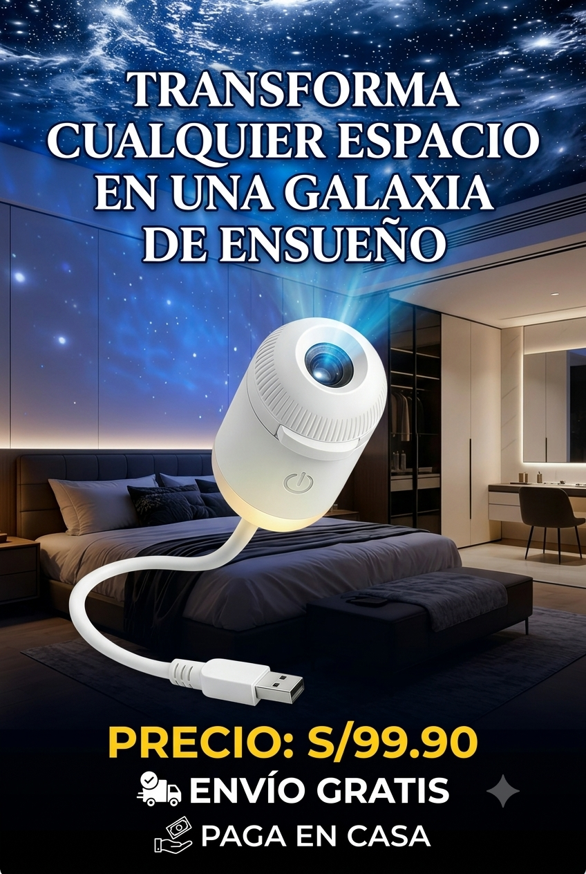 Proyector Galaxy Night®: Transforma tu habitación en un santuario de placer y relajación