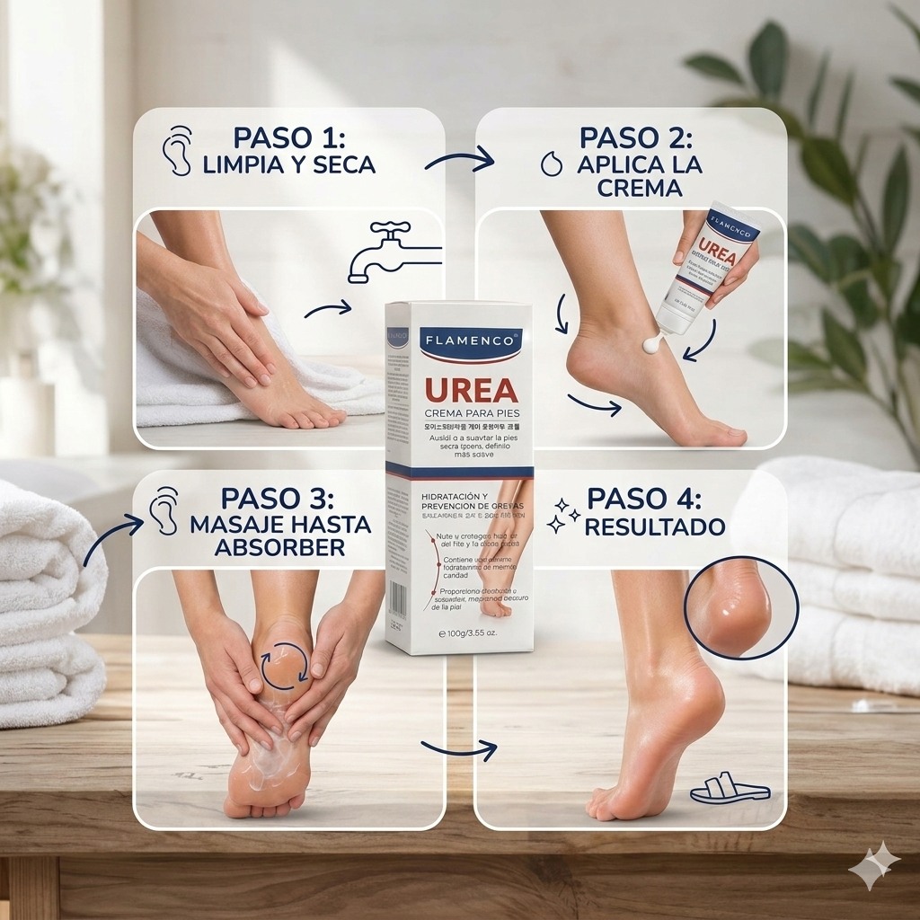 Nueva Crema de Urea 25% Flamenco®: Recupera la suavidad de tus pies y elimina los callos en solo 1 semana