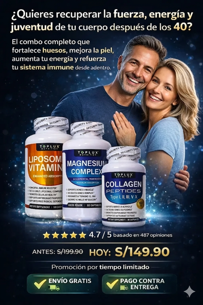 COMBO TOPLUX®: Máximo Soporte para tus Articulaciones y Vitalidad