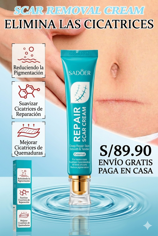 Repair Scar Cream®: Elimina las cicatrices y recupera una piel impecable en solo 4 semanas