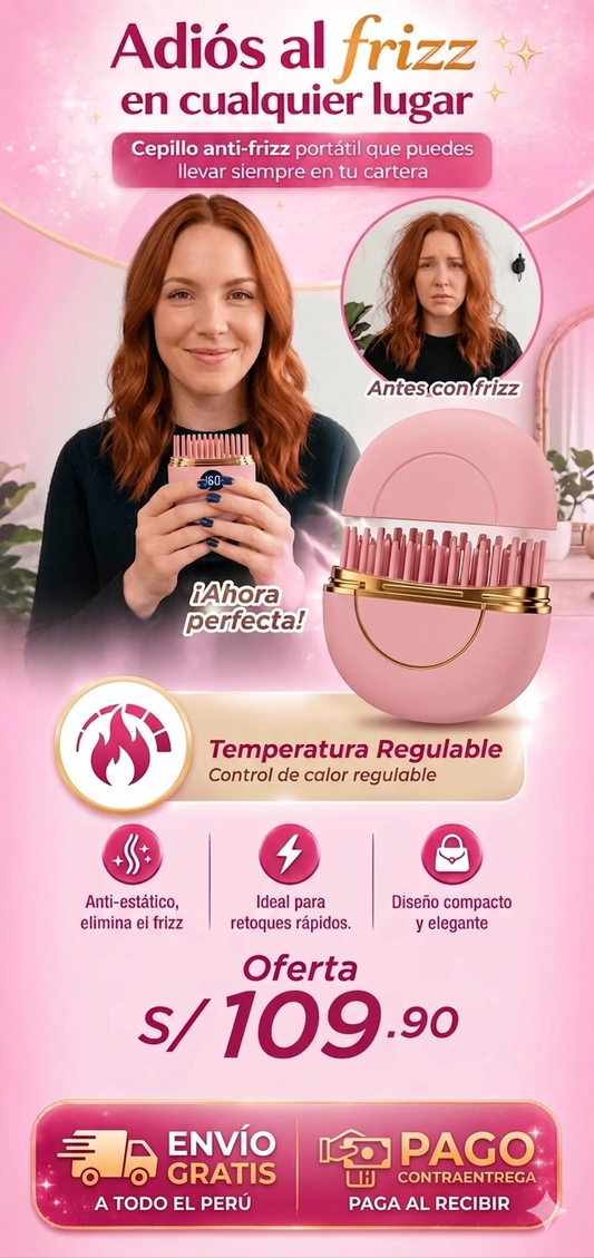 Cepillo Alisador Portatil
