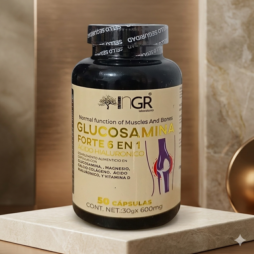 Glucosamina Forte 6 en 1®: ¡Recupera la movilidad de tu cuerpo y vive sin dolor en pocas semanas!