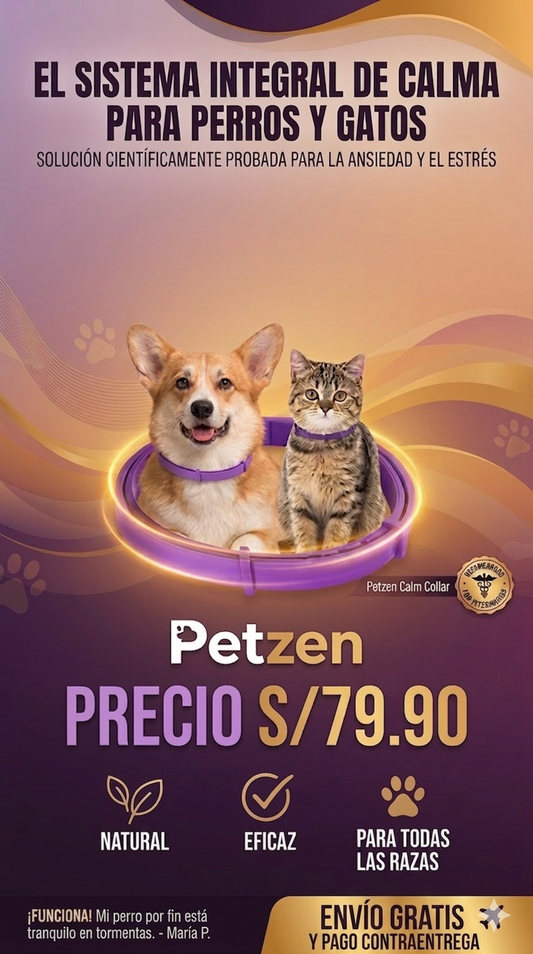 CALM® Collar: Devuélvele la paz a tu perro y elimina su ansiedad en solo 1 hora