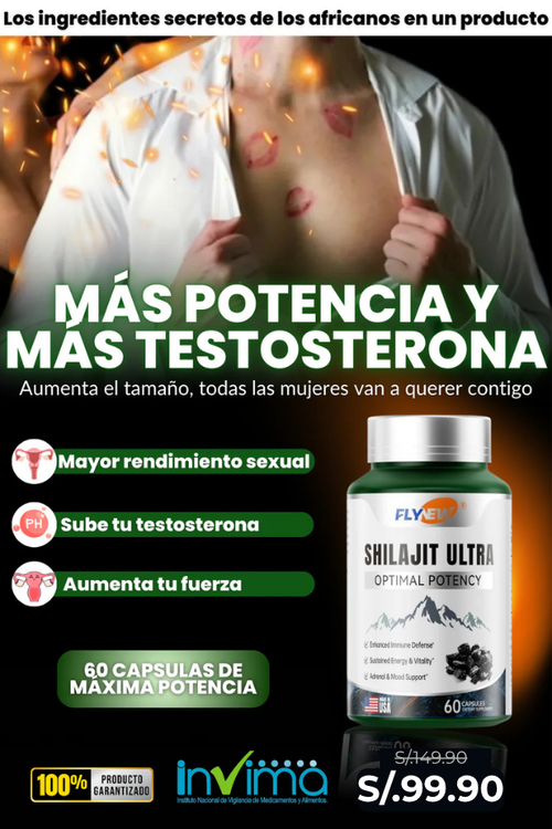 ¡OFERTA 2X1! SHILAJIT ULTRA® El secreto de los africanos para aumentar el tamaño