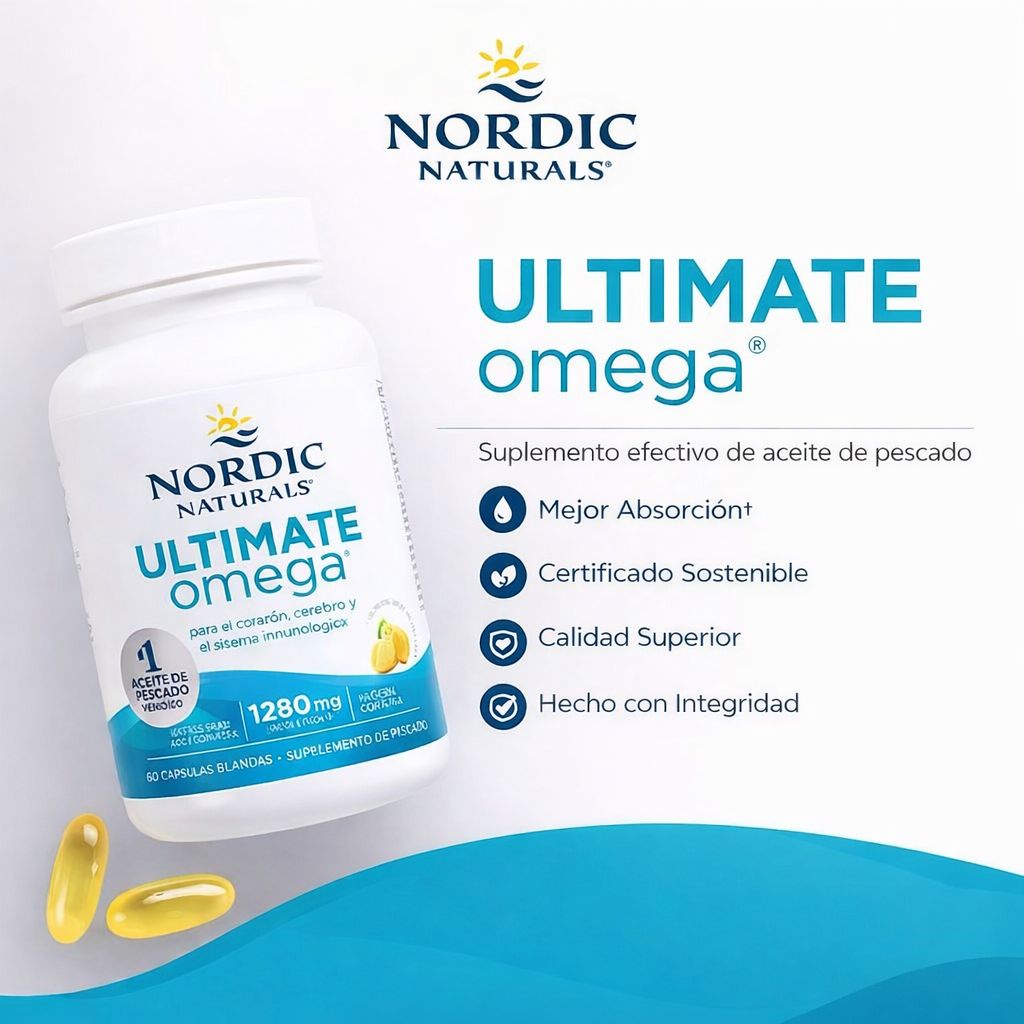 Ultimate Omega-3®: Potencia tu memoria, protege tu corazón y dile adiós al dolor de la artritis en tiempo récord.