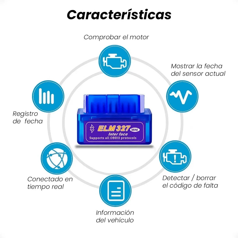 Escáner Automotriz ELM327®: Descubre qué le pasa a tu carro en tiempo real y ahorra miles en mecánicos