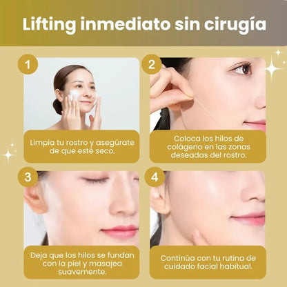 Hilos Tensores de Colágeno®: Recupera la firmeza y juventud de tu rostro sin agujas ni cirugías