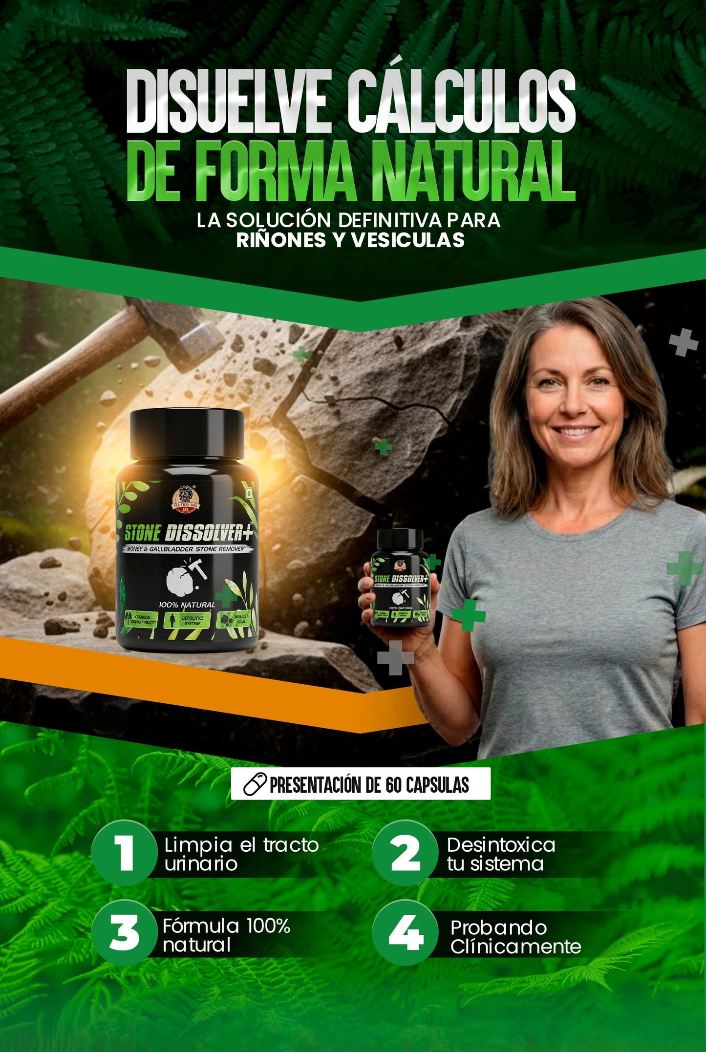 Chancapiedra®: Disuelve los cálculos de forma natural y recupera tu bienestar íntimo en pocas semanas
